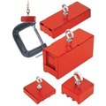 Magnet Source Magnet Source 456-07541 Heavy Duty Magnetic Base100Lb Pull Red 456-07541